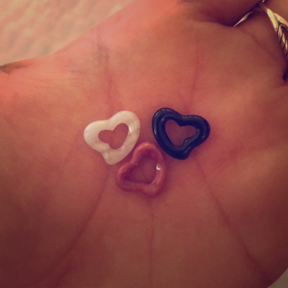 Tiffany Hearts - no chain just pendants